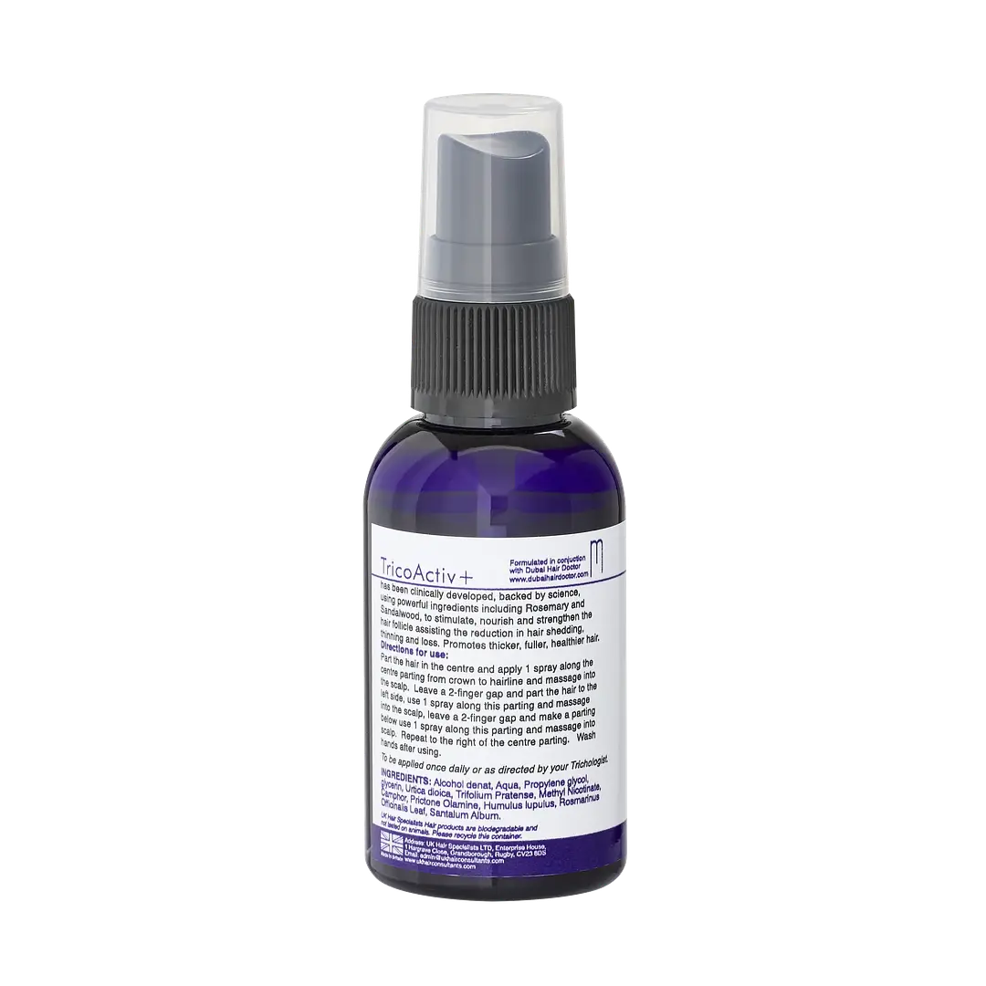 Trico Active+ Lotion - Intensive Treatment for Thinning Hair (Back)