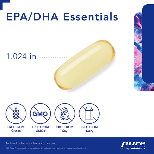Pure Encapsulations - EPA/DHA essentials 1,000 mg. 90's