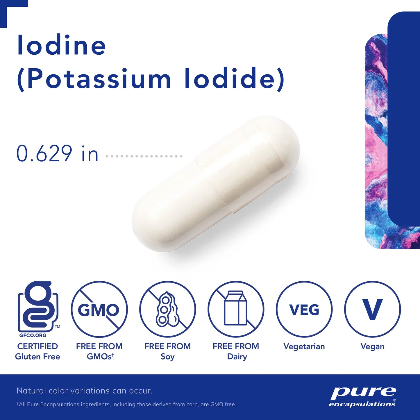 Pure Encapsulations - Iodine (potassium iodide) 120's