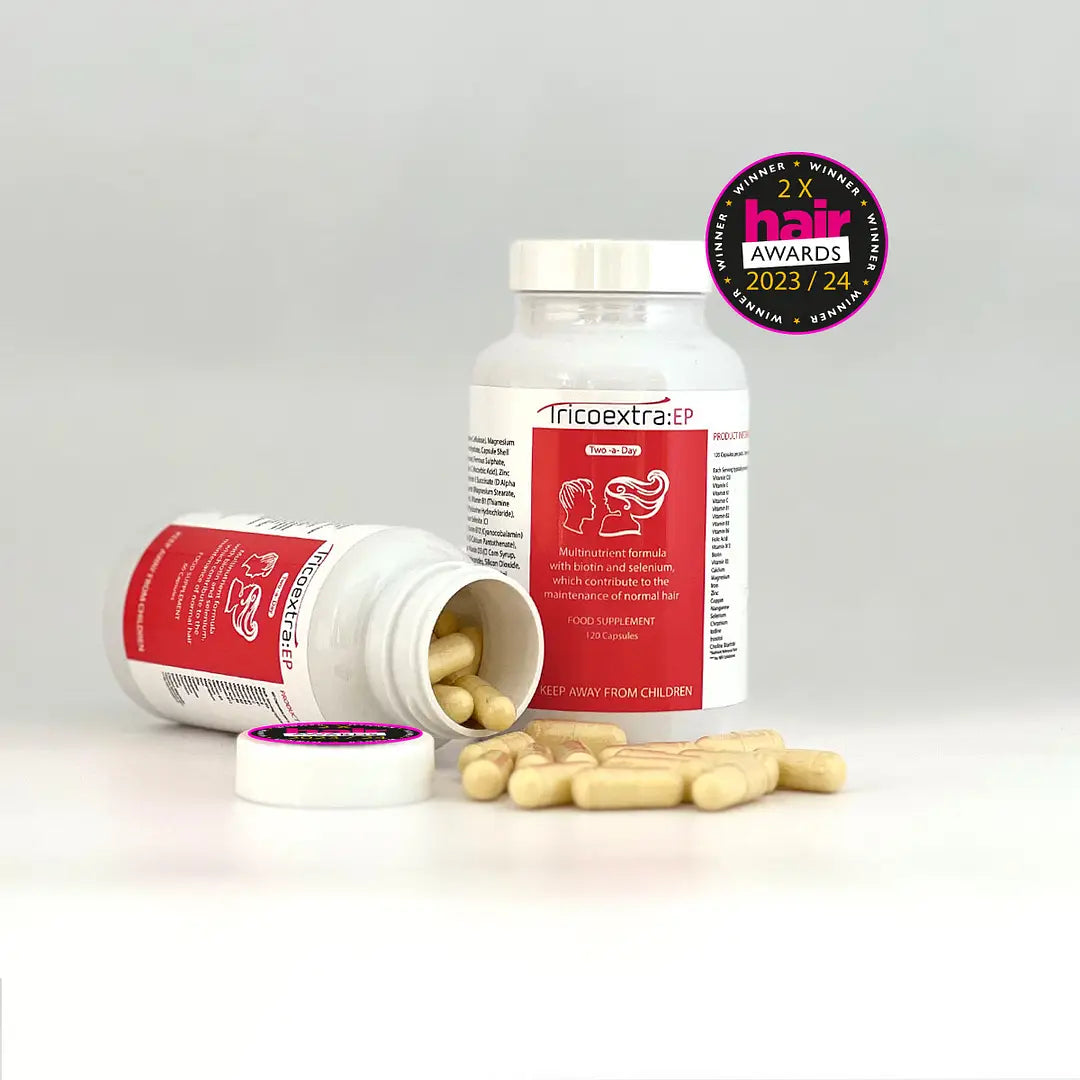 Tricoextra EP Supplement - Internal Support for Hair Growth (Open)