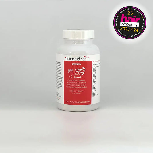 Tricoextra EP Supplement - Internal Support for Hair Growth (Front)