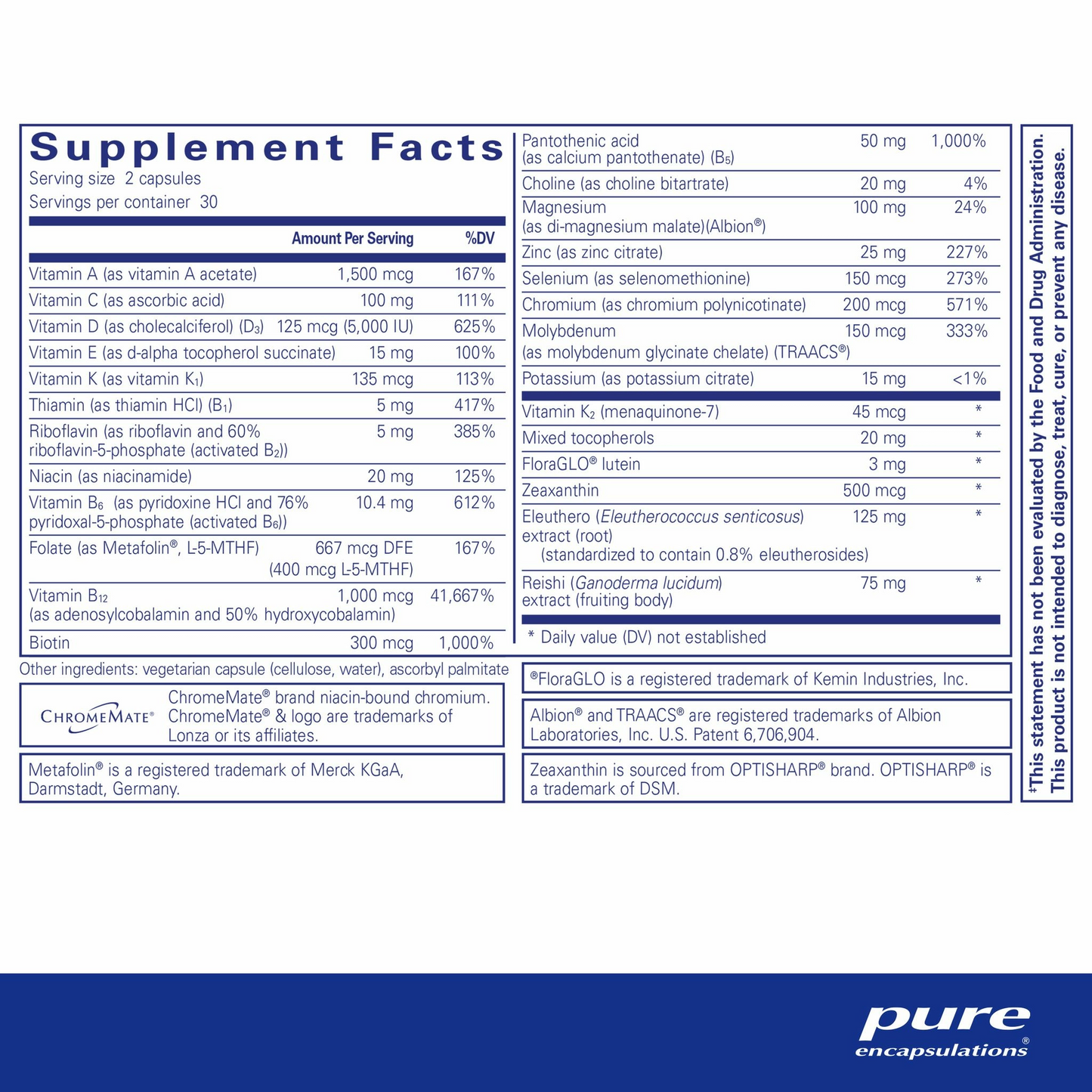 Pure Encapsulations - PureResponse Multivitamin