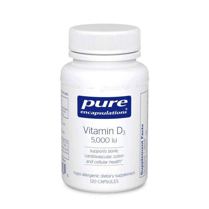Pure Encapsulations - Vitamin D3 125 mcg (5,000 IU) 120's